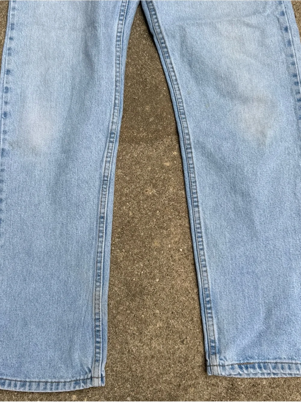 Vintage 90s Levi's 505 Jeans Men's 32x30 Regular Fit Straight Leg Light Wash USA